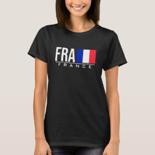 T-shirt France Drapeau International Code Pays Fra Sports