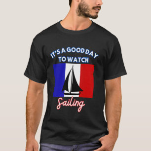 T-shirt France Drapeau voile C'est un bon jour pour regard