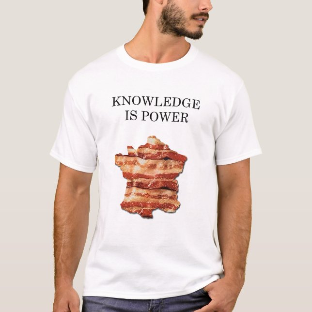 T-shirt France is bacon ! (Devant)