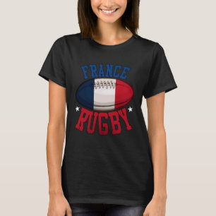 T-shirt France Joueur sportif de rugby
