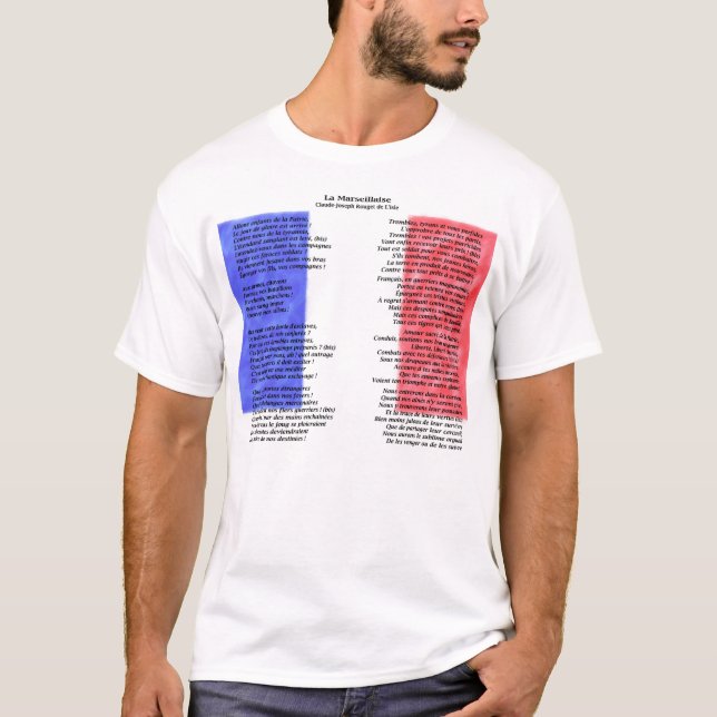 T-shirt France - La Marseillaise (Devant)