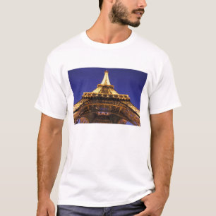 T-shirt FRANCE, Paris Tour Eiffel, vue du soir