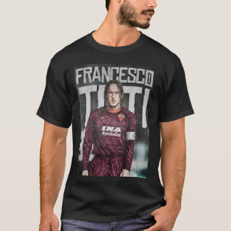 T-shirt Francesco Totti AS Roma années 2000 Croquis Style 