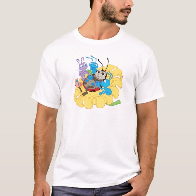 T-shirt Francis, Flik, et Mr. Soil - A Bug's Life Disney (Devant)
