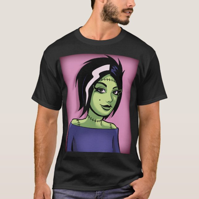 T-shirt Frankenchica des défenseurs de Monstro City (Devant)