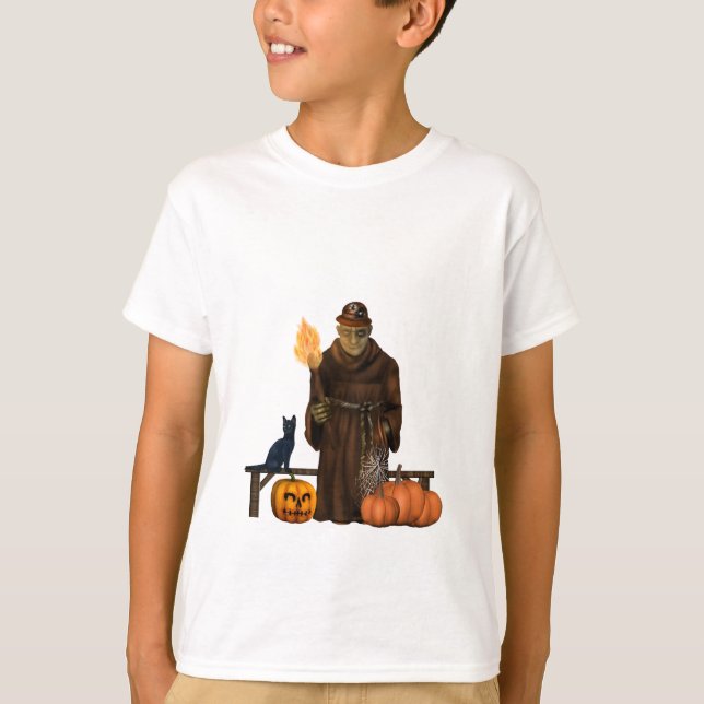 T-shirt Frankenstein Halloween (Devant)