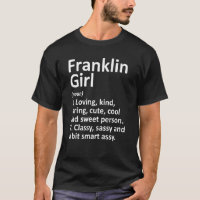 Franklin Girl Oh Ohio Funny City Accueil Racines