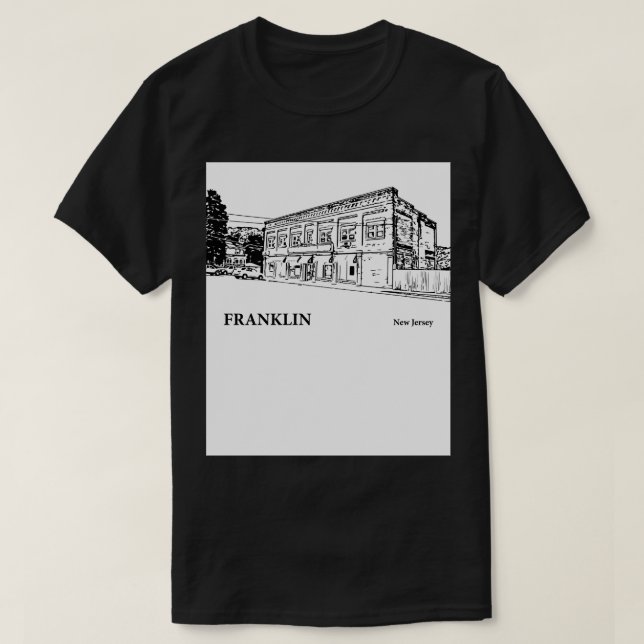 T-shirt Franklin New Jersey 3 (Design devant)