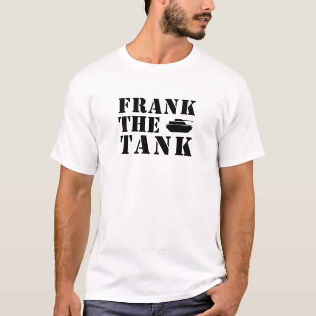 T-shirt frankthetank3blk (Devant)