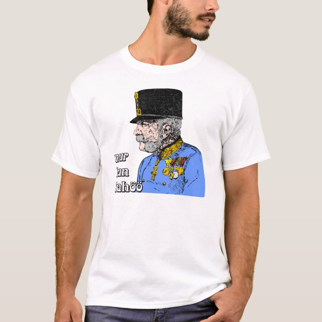 T-shirt Franz Joseph, Autriche Empereur Habsbourg (Devant)