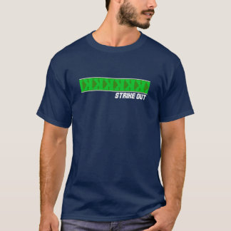 T-shirt frappe de baseball| rétrograde K