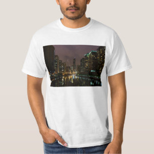 T-shirt Frappe de foudre sur la rivière Chicago