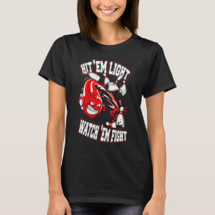 T-shirt Frappe Em Light Bowling Tee Pour Femmes Hommes