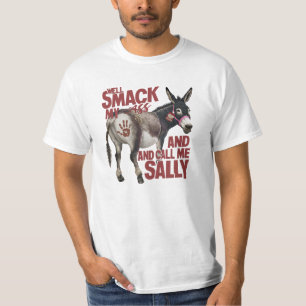 T-shirt Frappe-moi et appelle-moi Sally