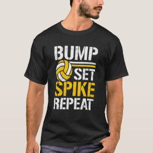 T-shirt Frappe Réception Smash Répéter Filet Smash Balle J