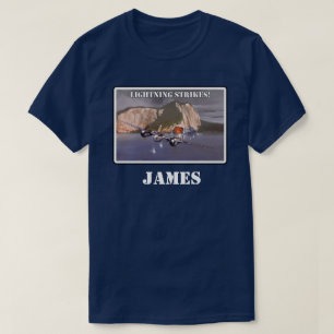 T-shirt Frappes de foudre dans la zone P-38 au combat