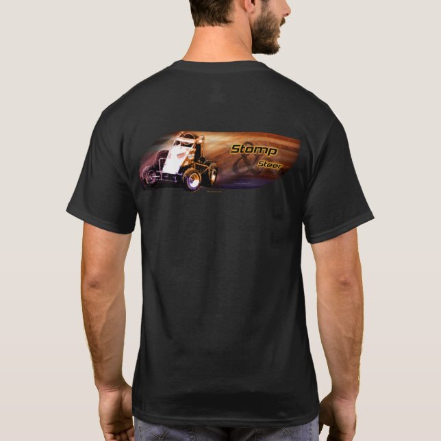 T-shirt Frappez du pied et orientez de retour (Dos)