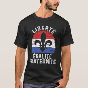 T-shirt Fraternité pour l'égalité de liberté Fête du Basti