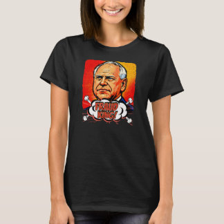 T-shirt Fraud King Tim Walz Pop Art  