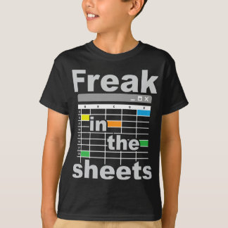 T-shirt Freak Dans Les Feuilles - Drôle Analyste Comptable