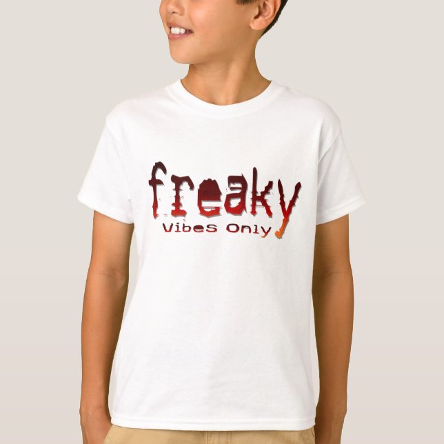 T-shirt "Freaky Vibes Only"-dgn5 by Maaya Prints, Kids' (Devant)