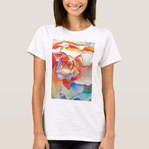 T-shirt Fred martin begonia aquarelle