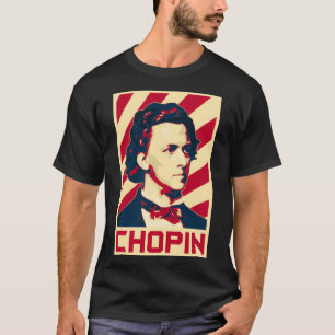 T-shirt Frederic Chopin Propagande Rétro Musique Classique