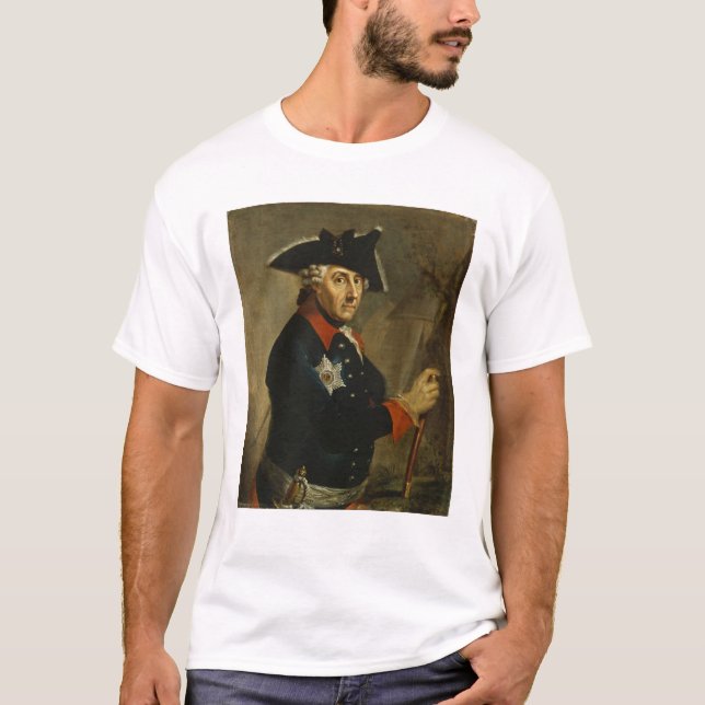 T-shirt Frederick II le grand de la Prusse, 1764 (Devant)
