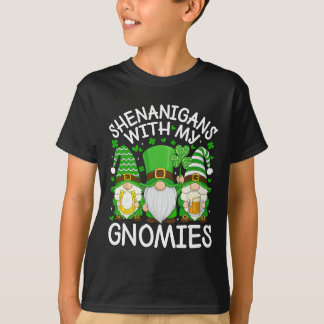 T-shirt Fredonnements avec mon St. Patricks Day Gnome Gnom