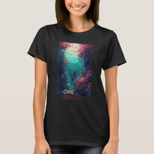 T-shirt Free Diver - One Breath, Open Water et Freediving