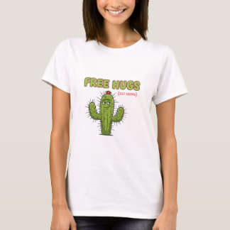 T-shirt Free Hugs Just Kidding Cactus Sarcastic Valentine