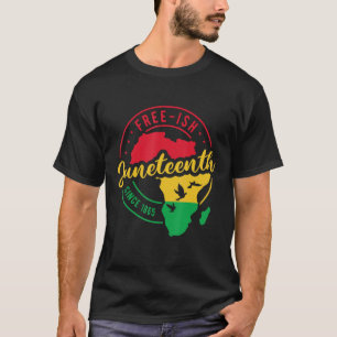 T-shirt Free ish depuis 1865 Black Freedom Africain-Améric