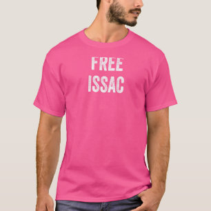 T-shirt Free Issac Support Issac Libération De La Prison L