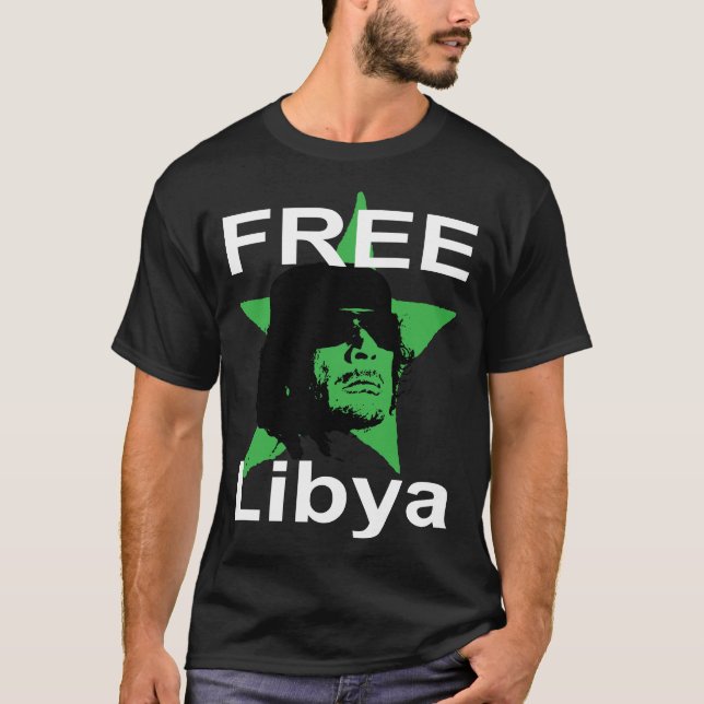 T-shirt Free Libya (Devant)