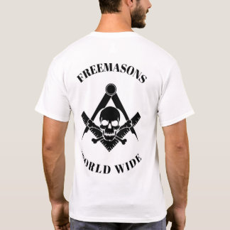 T-shirt Free Masons World Wide-Freemasonary