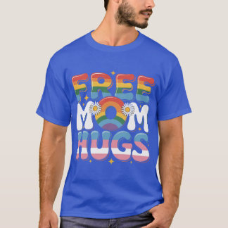 T-shirt Free Mom Hugransgender Lesbian Gay Lgbt Pride gift