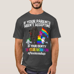 T-shirt Free Mom Hugs Fier Mama Bear Gay pride LGBT
