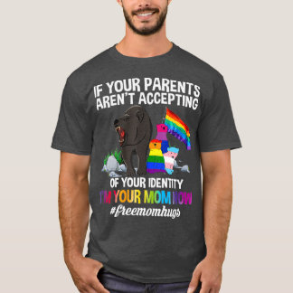 T-shirt Free Mom Hugs Fier Mama Bear Gay pride LGBT