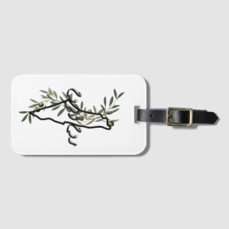 T-Shirt  free palestine روح الروح Luggage Tag