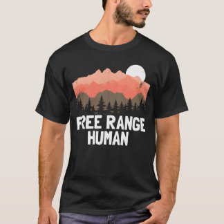 T-shirt Free Range Woman Outrs Funny Womens Camping boy