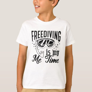 T-shirt Freediving Est Mon Me Temps Freediver SpeFishing