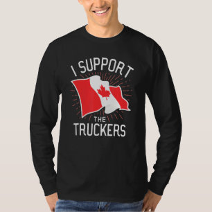 T-shirt Freedom Convoy 2022 I Support The Canadian Trucker