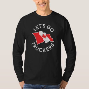 T-shirt Freedom Convoy 2022 Let S Go Truckers Soutien Cana