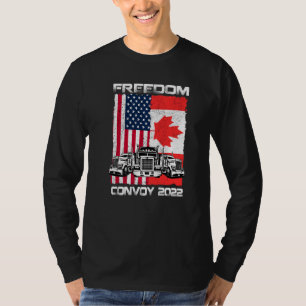 T-shirt Freedom Convoy 2022 Soutien des camionneurs canadi