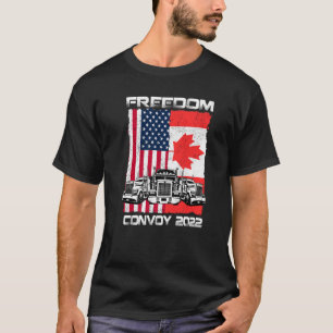 T-shirt Freedom Convoy 2022 Soutien des camionneurs canadi
