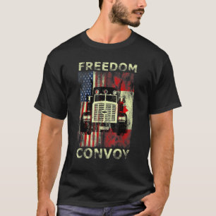 T-shirt Freedom Convoy 2022 Soutien Mand de camionneurs ca