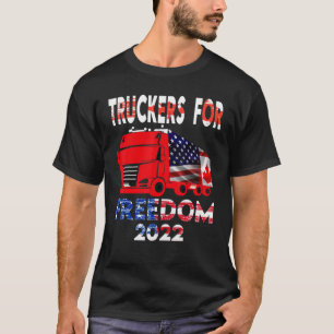 T-shirt Freedom Convoy 2022 Soutien Mand de camionneurs ca