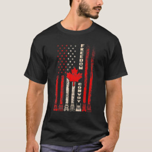 T-shirt Freedom Convoy 2022 Soutien Mand de camionneurs ca