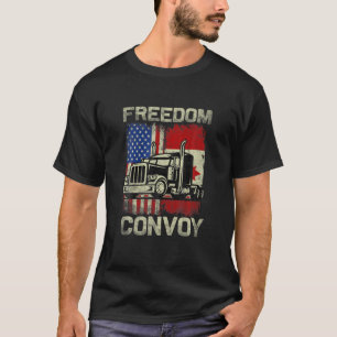T-shirt Freedom Convoy 2022 Soutien Mand de camionneurs ca