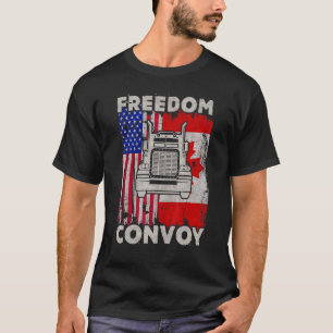 T-shirt Freedom Convoy 2022 Soutien Mand de camionneurs ca